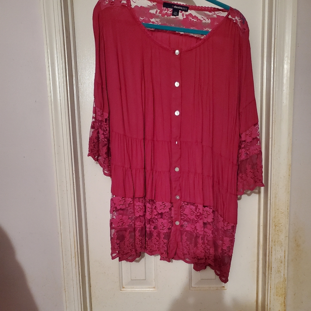 Lace tunic